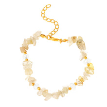 Charger l&#39;image dans la galerie, Women&#39;s Natural Crystal Shaped Gravel Bracelet