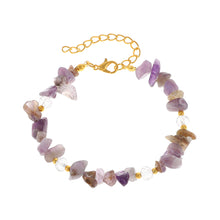 Charger l&#39;image dans la galerie, Women&#39;s Natural Crystal Shaped Gravel Bracelet